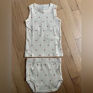 Lovely littles Cream Matching Set